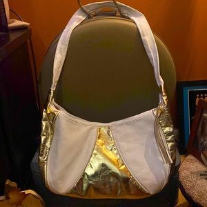 Vntg Metallic Parisian Bag